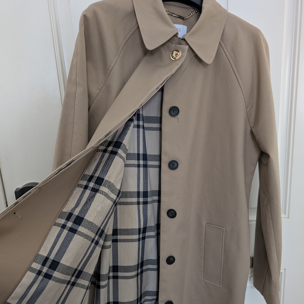 HOBBS London Women's Classic Tan Trench Coat - Picture 3 of 6